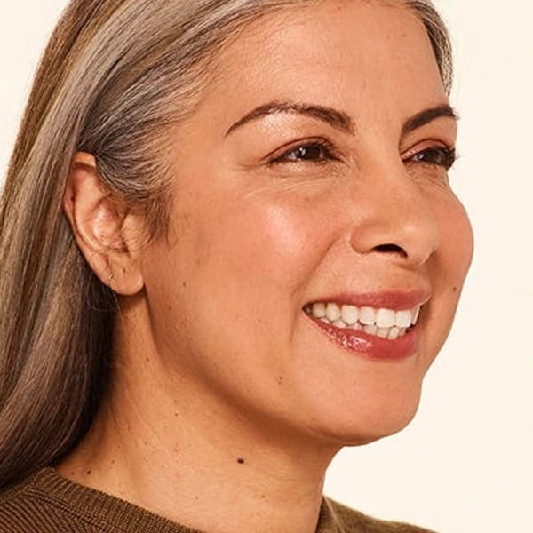 Healthy, glowing skin treatment for mature women.