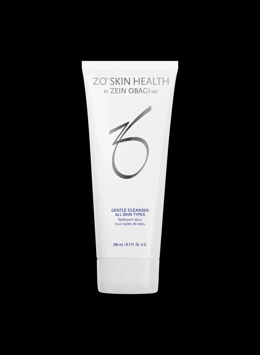 ZOE Skin Health gentle cleanser for all skin types, 200ml bottle.