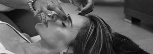 Lip enhancement procedure at Cannelle Skin Clinic, showcasing professional aesthetic services for na.