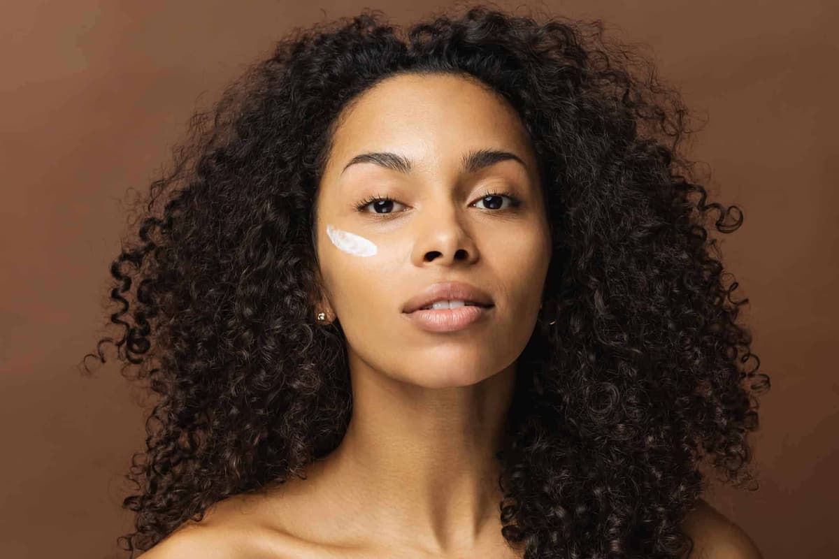 Close up of the under-eye area