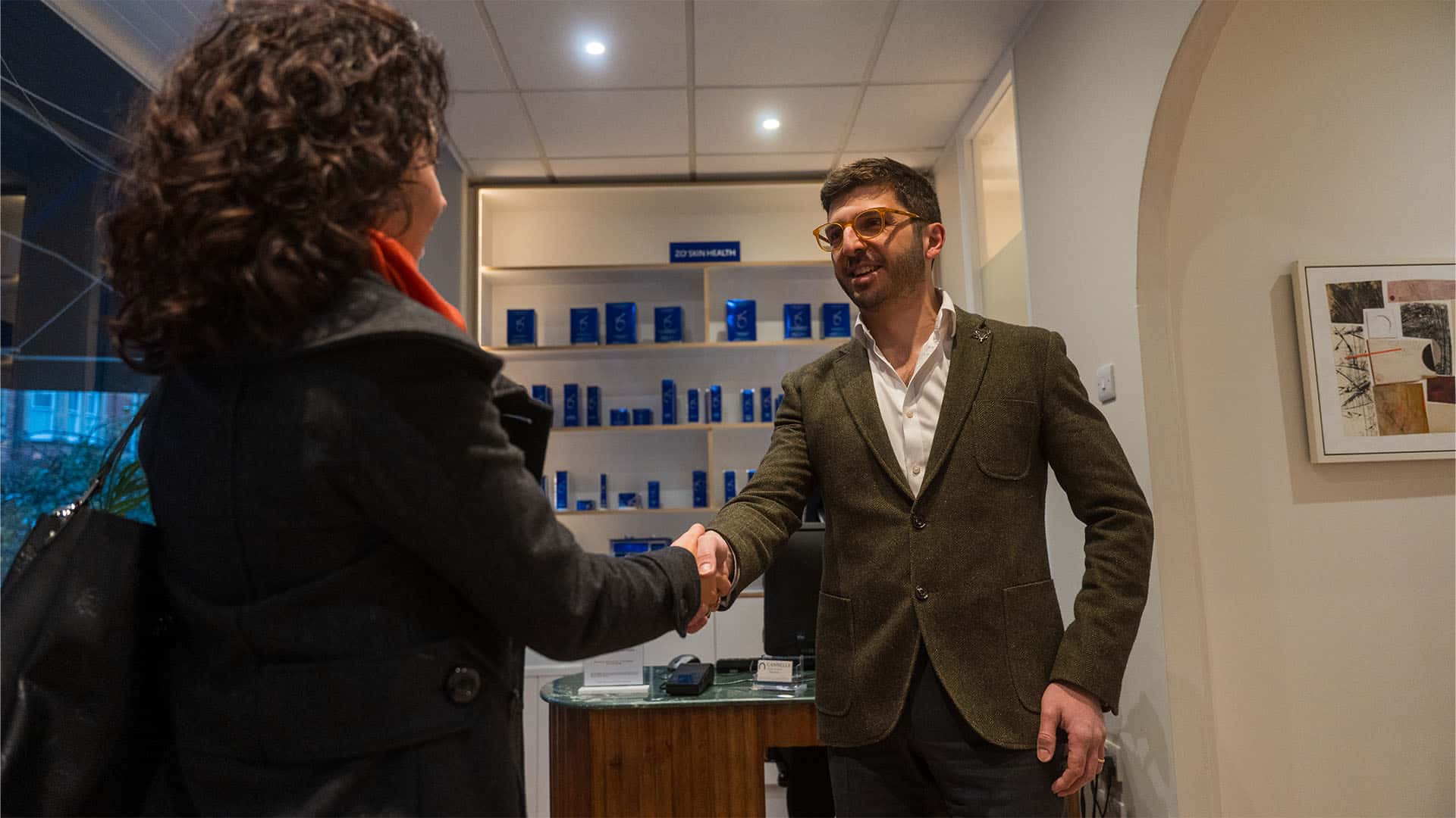 Skin care consultation with a professional at Cannelle Skin Clinic, offering personalised treatments.