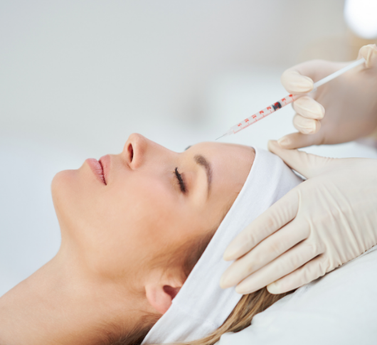 A woman having Profhilo treatment