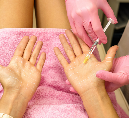 Hand Hyperhidrosis treatment