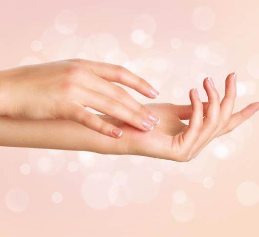 beautiful rejuvenated hands after radiesse treatment